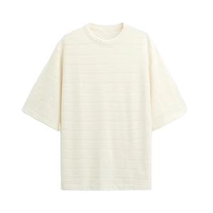 Vente en gros T-shirts en coton de haute qualité avec logo imprimé personnalisé T-shirt à manches courtes à prix bon marché Chemise unie à manches courtes pour hommes - Product Image 1