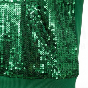 Sweat à capuche personnalisé avec logo surdimensionné, manches longues, paillettes brillantes, couleur personnalisée, coupe ample décontractée, streetwear, hiver - Product Image 5