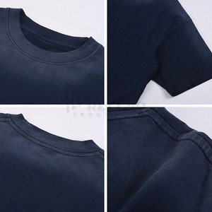 T-shirt en coton style streetwear unisexe, col rond, tissu doux, respirant, vêtement décontracté, coupe confortable, qualité supérieure, vente en gros - Product Image 5