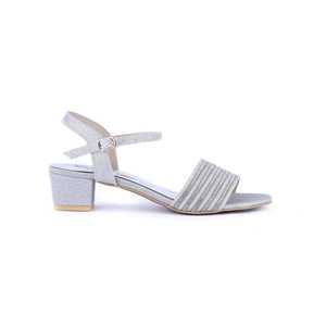 Sandalias Plata Tacón Fantasía Modelo FN4776 - Product Image 3