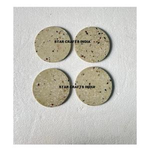 Posavasos Cuadrado Moderno Ecológico Hecho a Mano con Resina y Acabado Glaseado para Tazas de Té/Café, Artículos de Bar para Restaurantes, Salas de Estar Rústicas - Product Image 2