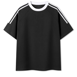 เสื้อยืดคอตตอน 100% น้ำหนัก 260 กรัม คอกลม แขนสั้น แบบเรียบ รับออกแบบลายเอง สีพื้น ดีไซน์ทันสมัย ราคาขายส่ง - Product Image 2