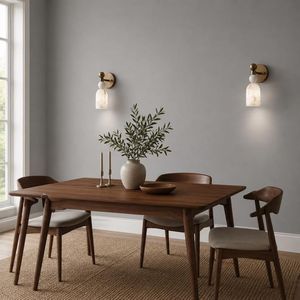Applique murale moderne en marbre avec support en laiton, décoration intérieure pour salle de bain, design rond - Product Image 6
