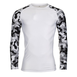 <b>Men's</b> Full Sleeve Rash Guard Sublimation Print Quick Dry Breathable Spandex Polyester <b>Compression</b> <b>Shirt</b> 140g Adult Size - Product Image 2