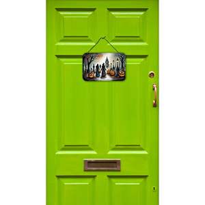 Multicolor NEW Halloween Vampires Wall Door Hanging Prints Aluminum Metal <b>Sign</b> for Kitchen <b>Bar</b> Bathroom Home Decor 8HX12W - Product Image 2