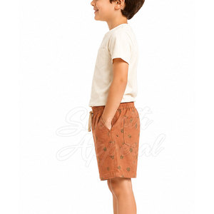 Shorts pour garçons, enfants, décontractés, légers, 100% coton, séchage rapide, design confortable, parfaits pour les jeux en plein air, les activités sportives, l'école - Product Image 6