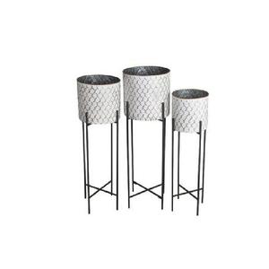 Ensemble de trois jardinières métalliques les plus vendues pour l'extérieur, la ferme, le jardin, l'entrée, la décoration de mariage, faites à la main, taille personnalisable - Product Image 5