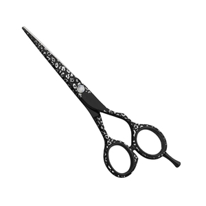 กรรไกรสีดำลายเสือดาวสุดชิค ให้ลุคทันสมัยและดูเป็นมืออาชีพ - Product Image 1
