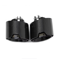 Embouts d'échappement quadruples d'origine en fibre de carbone style MP CCTC pour coupé Série 4 G22 G23 G26 425i 430i – Pièce de remplacement
