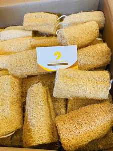 Eco-Friendly Natural Loofah Sponge Body Scrubber Organic Shower Loofah for Dish Cleaning and Exfoliating <b>Bath</b> Care - Product Image 3