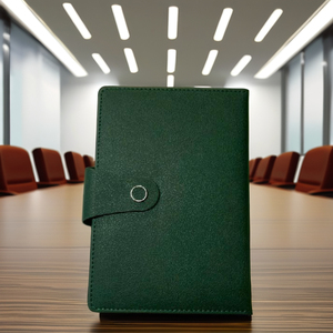 Juego de cuadernos de cuero de tapa dura personalizado de primera calidad, regalo de papelería para eventos corporativos con bolígrafo para promoción - Product Image 2
