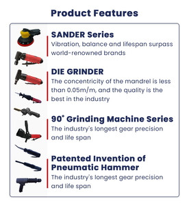 22,000RPM Grinding 0.35HP Mini Angle Air Die Grinders 115 degree angle head Air die grinders <b>Pneumatic</b> Air <b>Tools</b> STA-12015 - Product Image 5