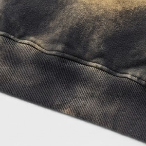 Sudaderas con Capucha para Hombre, Diseño Vintage, Estilo Desgastado, Efecto Desteñido por el Sol, Nueva Tendencia, Servicio OEM, Lavado Ácido, para Adultos - Product Image 6