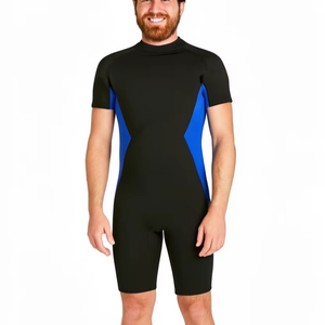 Combinaison de plongée intégrale en néoprène ultra-extensible 1,5 mm 3 mm avec fermeture éclair dorsale sans couture pour hommes et femmes, surf, plongée en apnée, natation W802 - Product Image 1