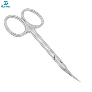 Wholesale Durable Ultra-Fine Curved Cuticle And Nail Scissors Beauty Instrument for Delicate Nail <b>Trimming</b> With Steel Handles - Product Image 3