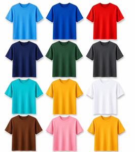 Camiseta de Hombre al por Mayor, 100% Algodón, Tejido de Punto Grueso de 200g, Cuello Redondo, Logotipo Frontal Impreso en Serigrafía, Transpirable, Holgada - Product Image 1