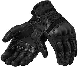 Gants de moto en cuir pour hommes, gants de course à écran tactile, gants d'hiver imperméables, antidérapants, légers, avec fermeture à boucle - Product Image 3