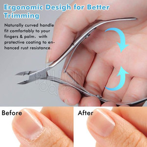 Coupe-cuticules de précision pour un contrôle précis, outil professionnel de manucure - Product Image 3