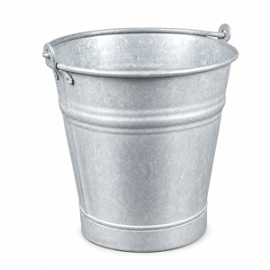 Wholesale Galvanized Metal Ice <b>Bucket</b> with Handle Rustic <b>Tin</b> Pail for Beverage Cooler Garden Planter Flower Shop Display - Product Image 6