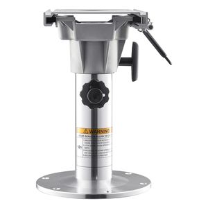 Base per Sedia da Pesca con Altezza Regolabile 13,39-19,2 Pollici, Vassoio Scorrevole in Lega di Alluminio da 5 Pollici, Piedistallo per Sedile da Barca - Product Image 1