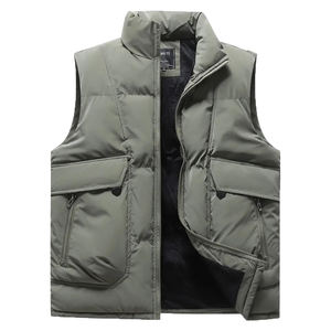 เสื้อกั๊กพัฟเฟอร์กันลมแบบไม่มีแขนสำหรับผู้หญิงฤดูหนาว เป็นมิตรกับสิ่งแวดล้อม คอตั้ง ระบายอากาศได้ดี ปรับแต่งได้เต็มที่ - Product Image 4