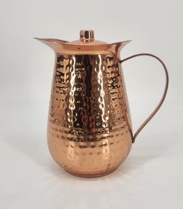 Vaisselle décorative en cuivre pur, vaisselle artisanale en cuivre pur, vaisselle de table en cuivre pur, articles de service faits à la main en cuivre pur - Product Image 1