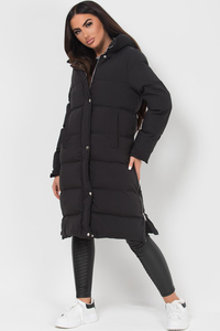 Chaqueta Larga Acolchada para Mujer, Diseño Moderno, Cierre Completo con Cremallera, Acolchado Grueso, Térmica, Ideal para Viajes, Resistente - Product Image 6