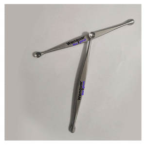 Cureta ósea Volkmann de doble punta, un instrumento quirúrgico manual para raspado óseo y extracción de tejido patológico - Product Image 1