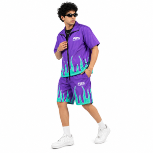 Conjunto de Chaqueta Cortavientos y Pantalones Cortos con Patrón Sólido OEM, Ligero, Transpirable, Ecológico, de Secado Rápido, para Entrenamiento Deportivo y Actividades al Aire Libre - Product Image 2