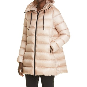 Chaqueta Acolchada de Poliéster Cortavientos con Logotipo y Botones Personalizados para Mujer, Venta al por Mayor, Ropa Casual de Invierno para Exteriores 2023 - Product Image 3