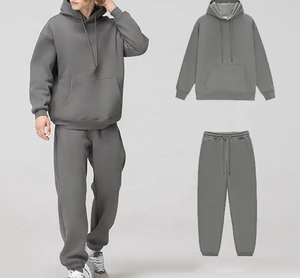 Conjunto Deportivo de Invierno para Hombre ActivePro, 100% Poliéster, Transpirable, Estampado, Estilo Vintage, Tallas Grandes |   Acabado Ácido |   Manga Larga |   Cálido - Product Image 2