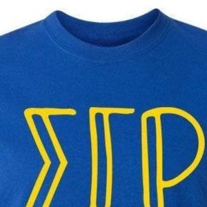 Camiseta Gráfica Personalizada para Mujer, de Algodón Grueso Premium, Cuello Redondo, Manga Corta, Diseño con Letras Griegas, Estilo Casual Universitario Urbano - Product Image 6