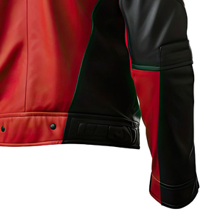 Windproof Leather Breathable Solid Plaid <b>Long</b> Sleeves Winter Streetwear <b>Men's</b> Leather <b>Jacket</b> High Quality New Fashion Smart - Product Image 6