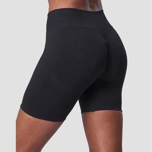 Exercise Training Fitness Shorts Women <b>Seamless</b> Knit Women's Gym Shorts Compression Fit Wholesale Fitness <b>Clothing</b> Manufacturer - Product Image 1