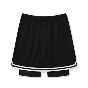 Nouveaux shorts de sport pour hommes, shorts de course pour la salle de sport, vêtements de sport d'été, séchage rapide, respirant, 100% polyester, décontracté, musculation - Product Image 3