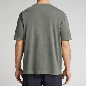 Camisetas Casuales de Gran Tamaño para Hombre con Logotipo Personalizado, 100% Algodón de Alta Calidad, Transpirables, de Manga Corta, Modernas y Cómodas - Product Image 3