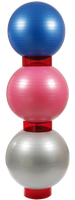 ALLWINWIN EXB12 Ballon d'exercice - Support empilable pour entraînement, stabilité du tronc, grossesse, gym, équilibre