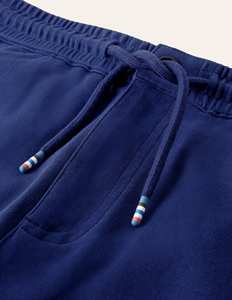 Shorts Bermuda en Coton Oxford Bleu Uni pour Homme, Fermeture à Cordon, Style Décontracté, Respirant, Taille Mi-Haute, Tissu Tissé - Product Image 6