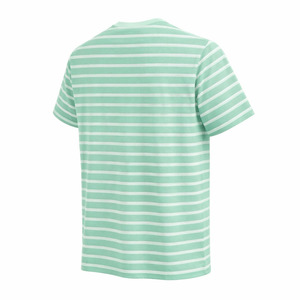 Camiseta de Lona para Hombre con Bloques de Color y Tie-Dye, Manga Corta, Cuello Redondo, Ajuste Delgado, Algodón Casual, Blanco, Rojo, Gris, Ribete en Contraste, Logotipo Frontal - Product Image 2