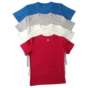 เสื้อยืดคอตตอนแท้ 100% สีพื้น ผู้ชาย คุณภาพสูง เนื้อผ้าหนา คอกลม โลโก้ด้านหน้า ระบายอากาศดี ขายส่ง เสื้อลำลอง แขนสั้น - Product Image 3