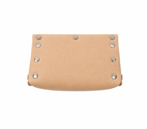Bolso de Mano para Mujer HINDVANTA GLOBAL, Color Beige, Forro de Cuero Orgánico, Cierre de Hebilla, Cadenas Decorativas, Compacto, para Uso Diario, Fiestas, Color Tomate - Product Image 2