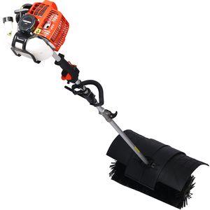 Gasoline Powered <b>Snow</b> <b>Sweeper</b> 52CC 2 Stroke EPA Compliant 21x10\" Broom Brush - Product Image 4