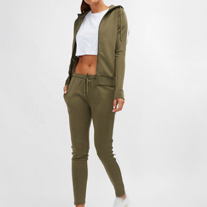 Ensemble de survêtement d'hiver pour femme, motif uni, manches longues, respirant, léger, écologique, streetwear, pour l'extérieur - Product Image 4