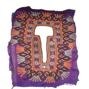 Vintage bordado afgano Baloch Tribal Ne Yoke Banjara moda ropa último étnico apliques parche costura blusas vestidos - Product Image 1