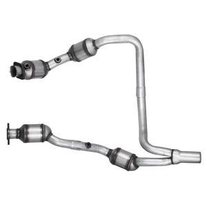 Set di 2 Convertitori Catalitici Anteriori Destri per Jeep Wrangler 3.8L V6 2007-2009, OE 50482, in Acciaio Inossidabile - Product Image 5