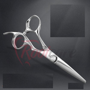 Ciseaux de coiffure professionnels en acier inoxydable, lame tranchante, pour droitiers, manche long, usage en salon, ciseaux de barbier - Product Image 5