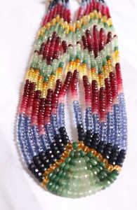 สร้อยคอลูกปัดแก้วทำด้วยมืออันประณีตมีสีสันสดใสผิวเรียบเนียนและการออกแบบที่หรูหราสำหรับสวมใส่ในชีวิตประจำวันและพิเศษ - Product Image 3