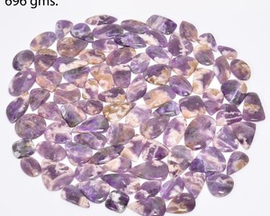 Lote de Cabujones de Amatista Natural Mixta, Gemas Púrpuras Pulidas Sueltas al por Mayor para Fabricación de Joyas, Cristales Curativos, Suministro a Granel - Product Image 1