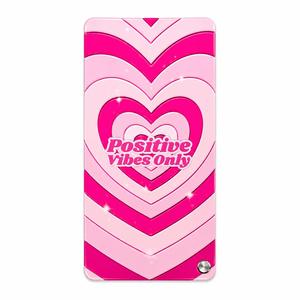 Paleta de Pestañas Acrílica Personalizada con Diseño de Corazón, Estética, para Extensiones de Pestañas, Solo Vibraciones Positivas - Product Image 1