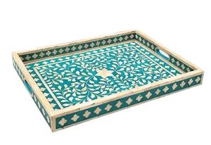 Bandeja de Servicio de Diseño Moderno con Incrustaciones de Hueso de Alta Calidad, con Forma y Color Personalizados para Restaurante, Hogar, Decoración Elegante para Servicio de Alimentos - Product Image 2